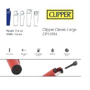 Clipper® - Mechero Soft Touch All Black, caja de 48 unidades, color negro Visita la tienda de Clipper DISPAU - Image 4