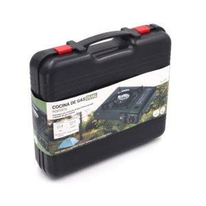 COCINA PORTÁTIL DOBLE + QUEMADOR GAS 4 BOTELLAS MALETÍN ESTUFA CAMPING Hornillo de Gas Individual & Cartuchos de Gas Butano 227g - Compatible con Cocinas Portátiles y Sopletes - Image 2