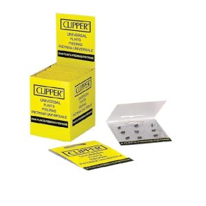 Mechero Clipper CP 11R (Caja de 48 Unidades) Multicolor Seguros y Recargables - Colores Variados - Refillable +5 Gas ISOBUTANO para MECHEROS + Clipper 9 Piedras de Mechero DISPAU (Nebula Mix 1) - Image 3