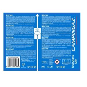 DISPAU Campingaz Cartucho de gas con válvula CP 250 - Mezcla de isobutano (12 unidades) - Image 6