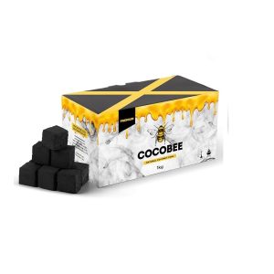 COCOBEE 1KG Carbón De Coco Natural para Shisha Y Barbacoa 27mm Alta Combustión Encendido Rápido con Calor Uniforme Baja Ceniza para Cachimba Hookah BBQ Carbón Premium DISPAU - Image 3