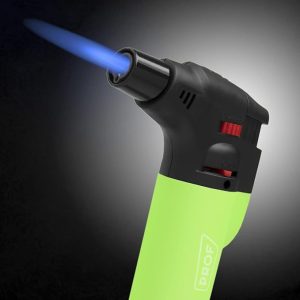 Exclusivo de DISPAU Soplete De Cocina, Profesional Antorcha Butano Encendedor Mechero, Recargable, con Bloqueo de Seguridad & Llama Ajustable para barbacóa Crema Cámping, Pack x12 (SOFT) - Image 5