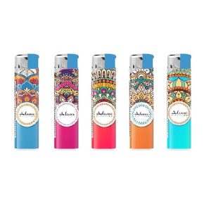 Mechero Electrónico Recargable Llama Ajustable Pack 50 Encendedores Multicolor Diseño Surtido Uso Cocina Decoración Velas BBQ Portátil Seguro Ligero Larga Duración Ideal Hogar Oficina Fiesta - Image 4