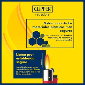 DISPAU Clipper Mecheros Recargables Soft, Pack Especial Edicion de 8 Colores, Tamaño Grande, Multicolor (Pack de 4 Mechero) - Image 6